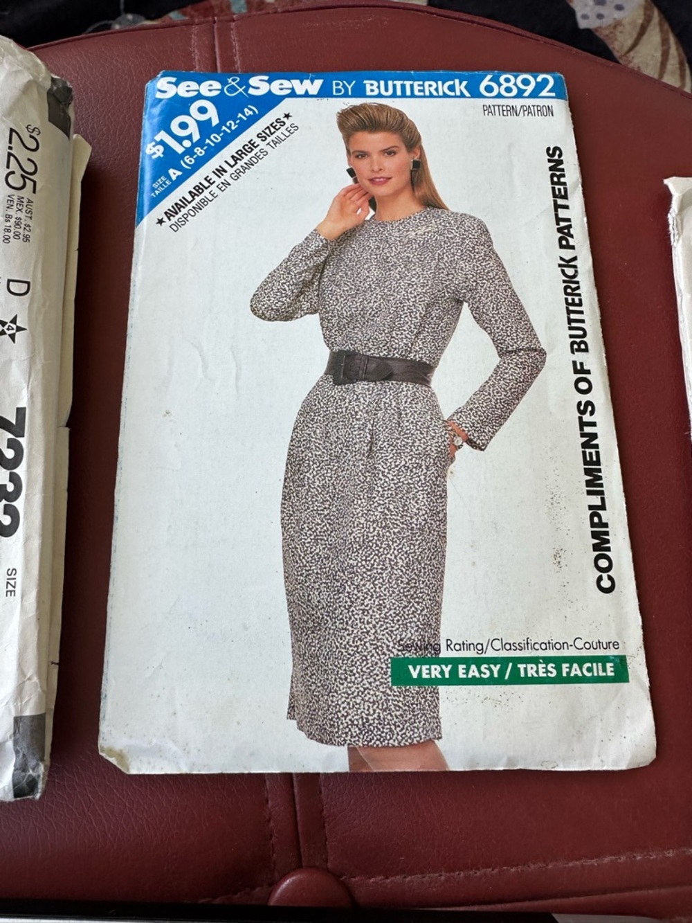 Lot of 6 Vintage Sewing Patterns - Picture 3 of 7